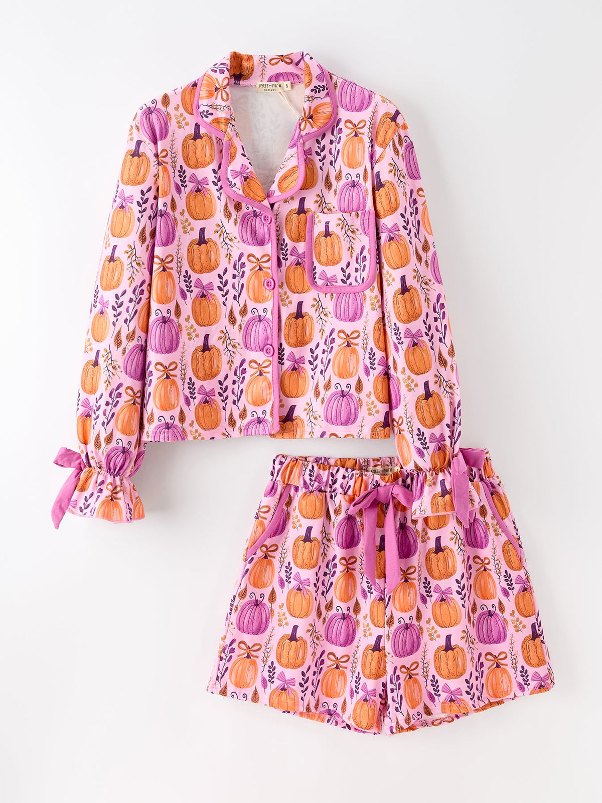 Little Pumpkin Patch – Mommy & Me Halloween Pajama Set