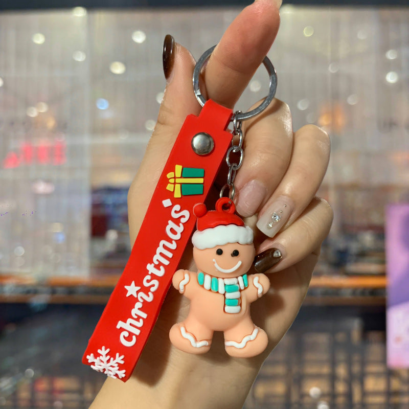 Christmas Cartoon Keychain Bag Charm
