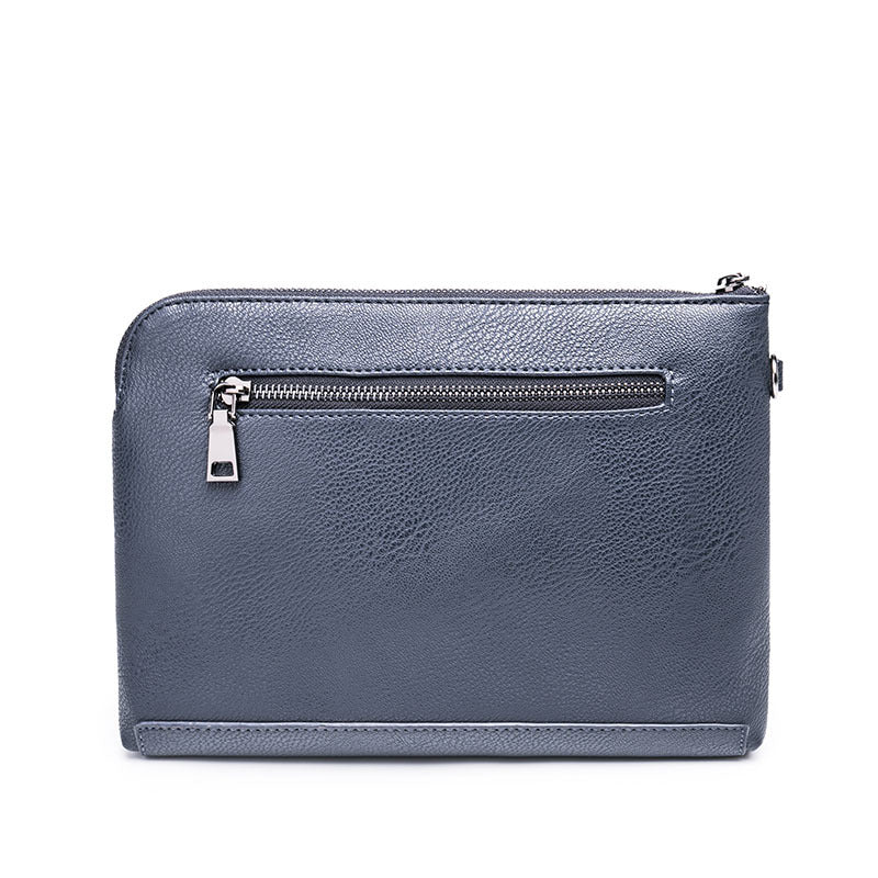 Men's business leisure leather handbag