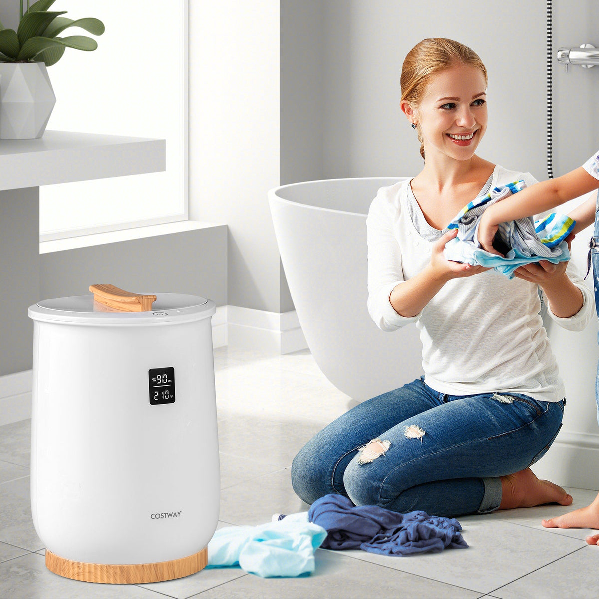Large Heated Towel Warmer