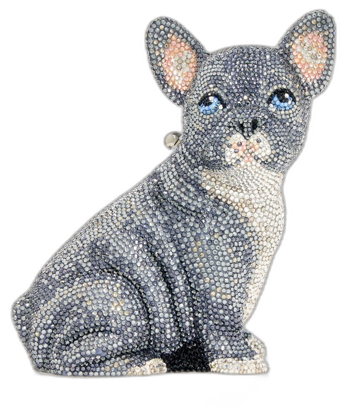 Judith Leiber Couture, French Bulldog Louie, Gray