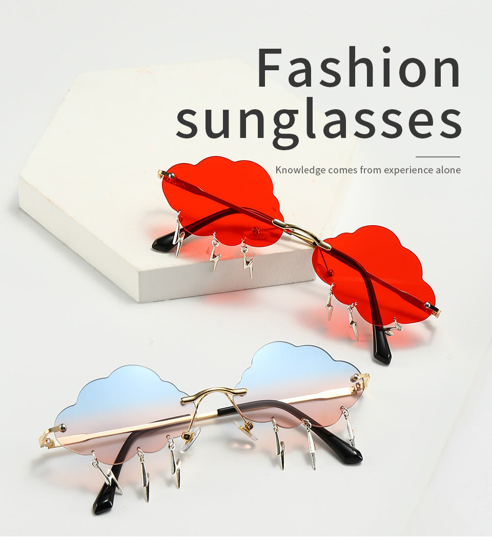 Trend Cloud Chain Eye Protection Sunglasses