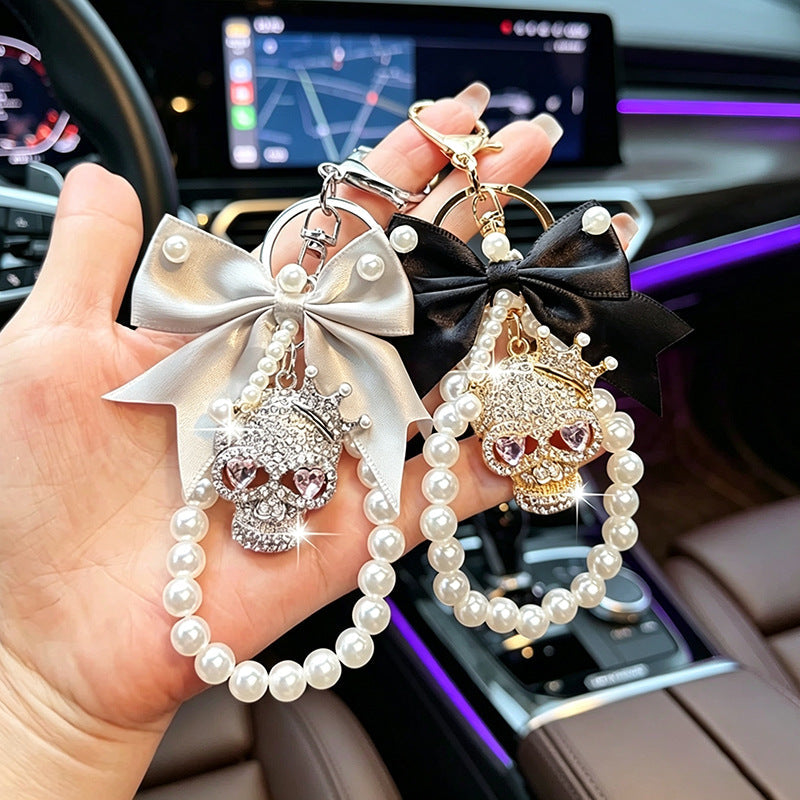 New Halloween Keychain Crowned Skull