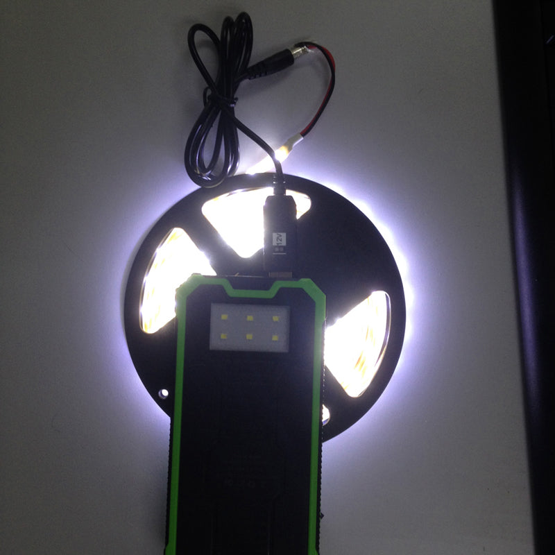 Fluorescent panel charging treasure cable