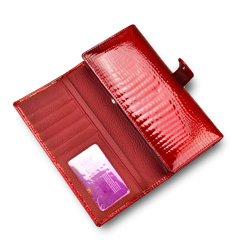 Women's Leather Purse Patent Leather European And American Fashion Women's Coin Purse