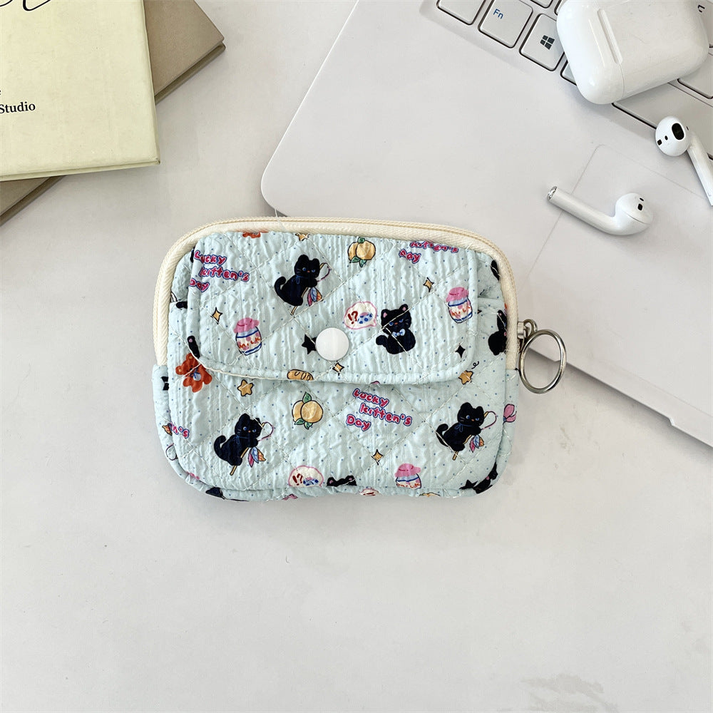 Clamshell Card Holder Multi-function Coin Purse For Women