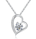 Heart Shape Hollow Pendant Mother's Day Necklace