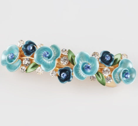 Alloy Women's Butterfly Clip Painted Flower Hair Accessories