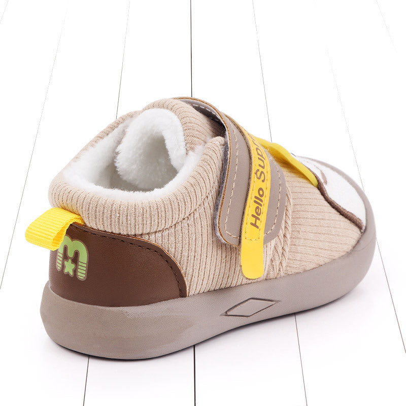 Plush baby indoor shoes