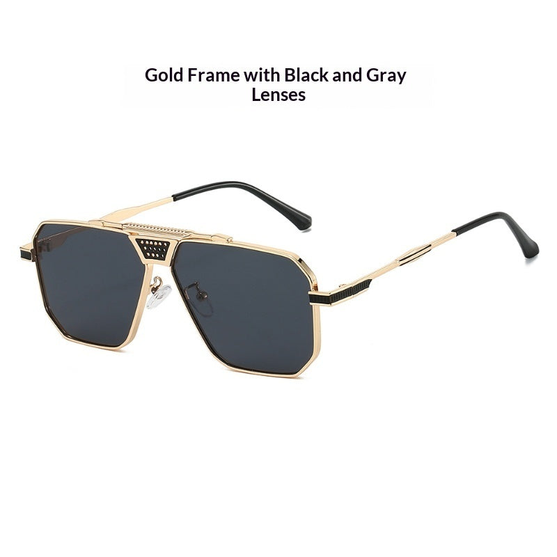 Square-shaped Fashion Cross-border UV-protection Bulk-source Trendy Designer Sunglasses