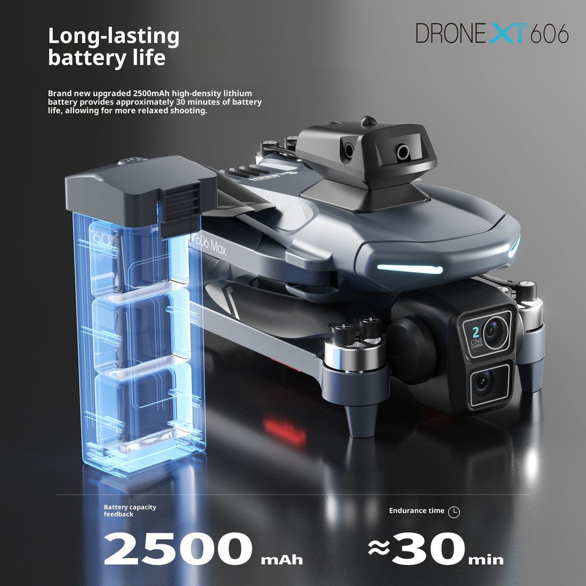 Large-screen Aerial Photography Remote-control Airplane Toy Quadcopter