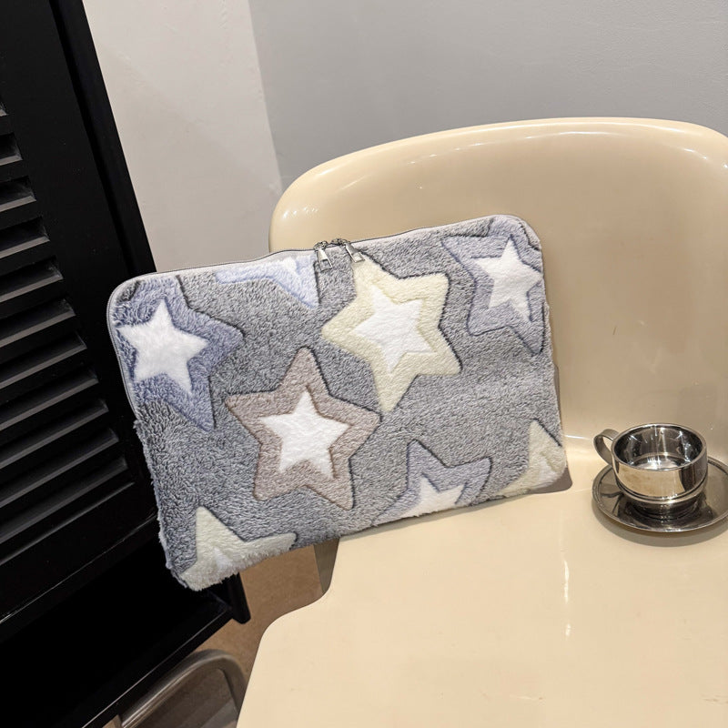 Contrast Color XINGX Plush Coin Purse Card Holder Personalized Creative Clutch