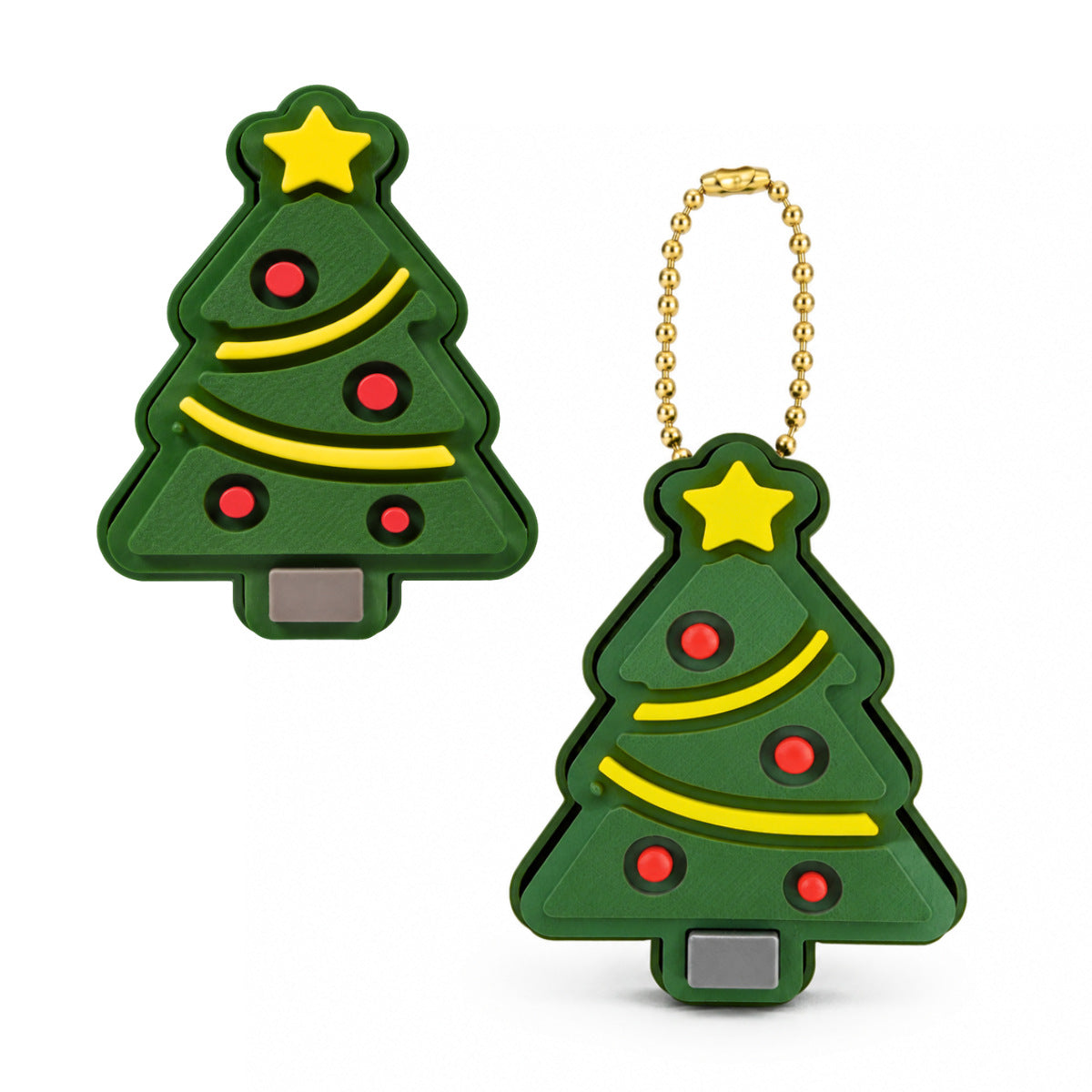 Desktop Decorative Christmas Tree Stress-relief Toy 3D-printed Keychain