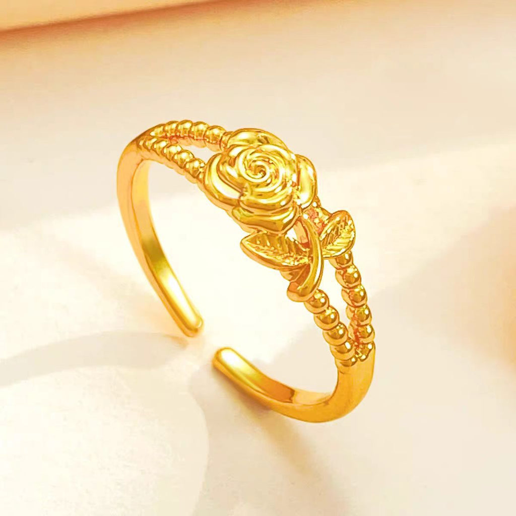 Rose Flower Ring, Womens Style Ultra-gentle