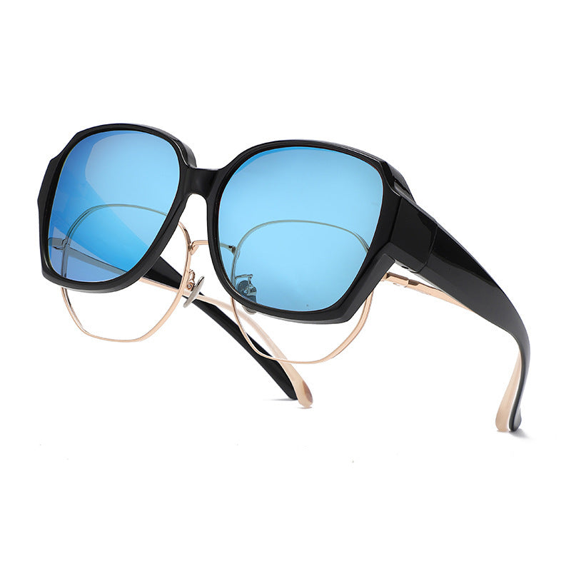 Polarized Clip-on Sunglasses Anti-glare Myopia Glasses Portable High-definition Eyewear