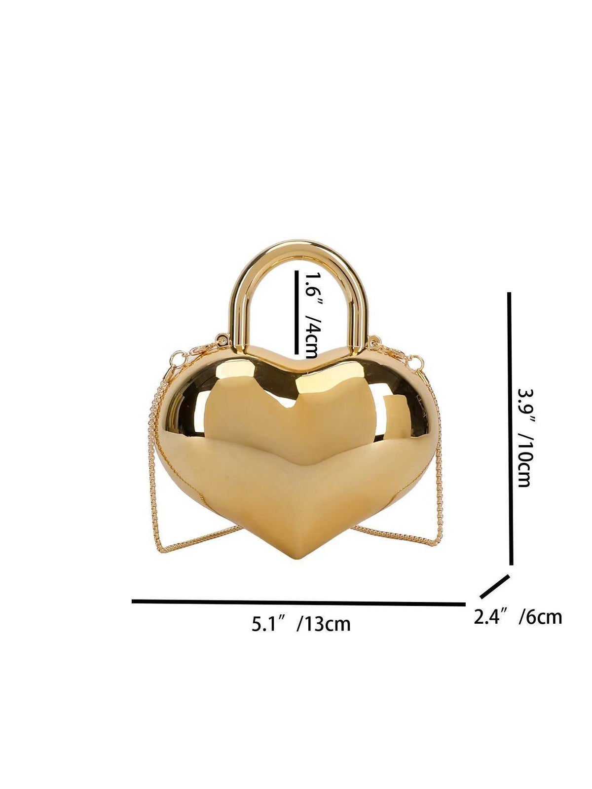 New Style Evening Bag, Trendy Chinese Style, Heart-Shaped Handbag, Shoulder Bag, Crossbody Bag For Women, 2026 Banquet Clutch Bag, Unique Heart Design