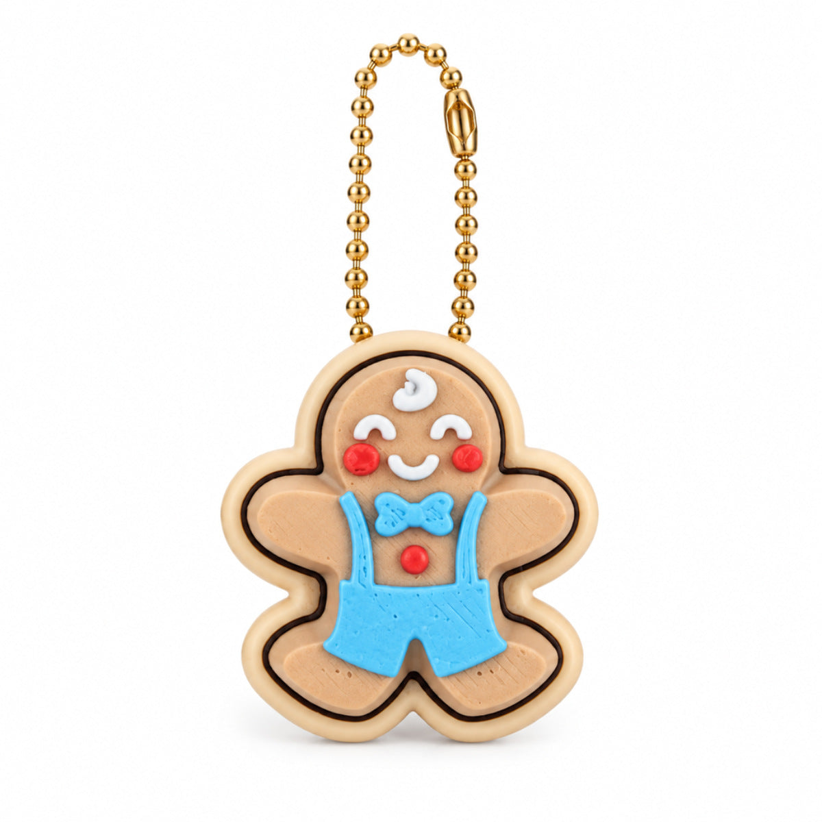 3D-printed Gingerbread Man Pendant Christmas Tree Ornament Creative Indoor Christmas Decoration Keychain