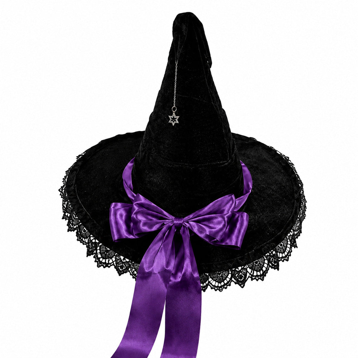 Halloween Flower Witch Hat Ball Party Hat