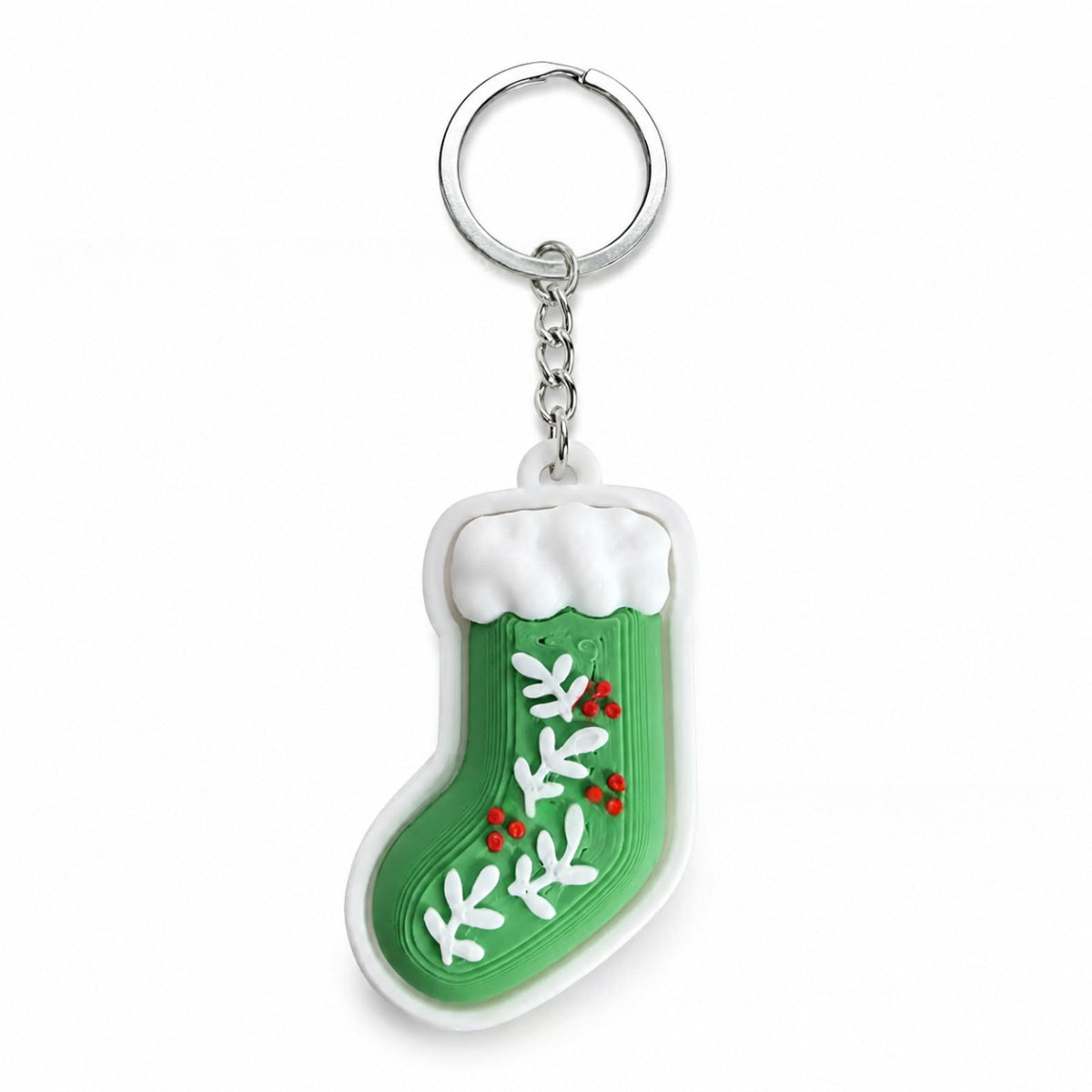 Christmas-themed Clicker Keychain And Backpack Charm