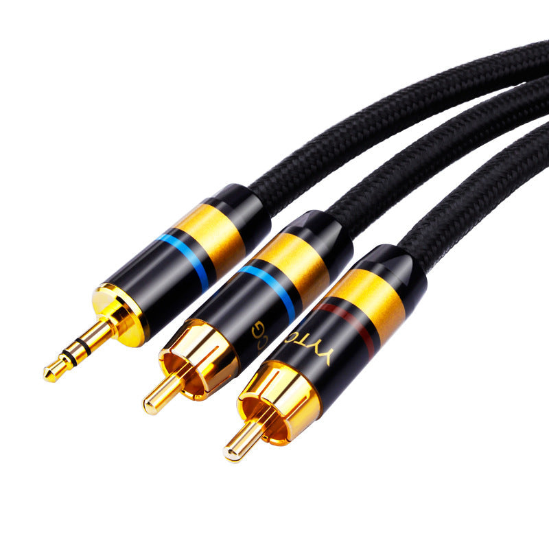 3.5mm To 2RCA Computer Audio Cable