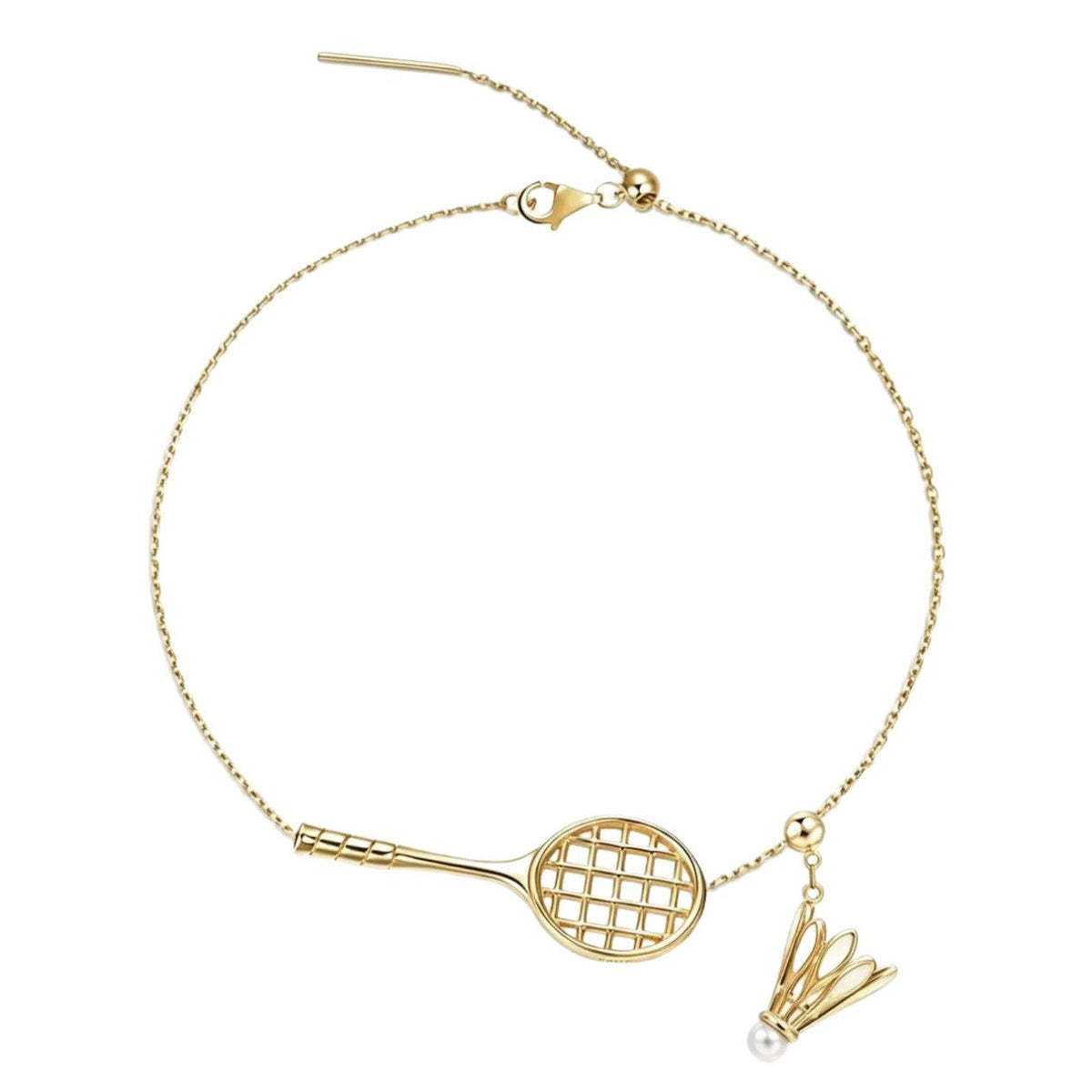 Badminton Racket Pull Bracelet For Women