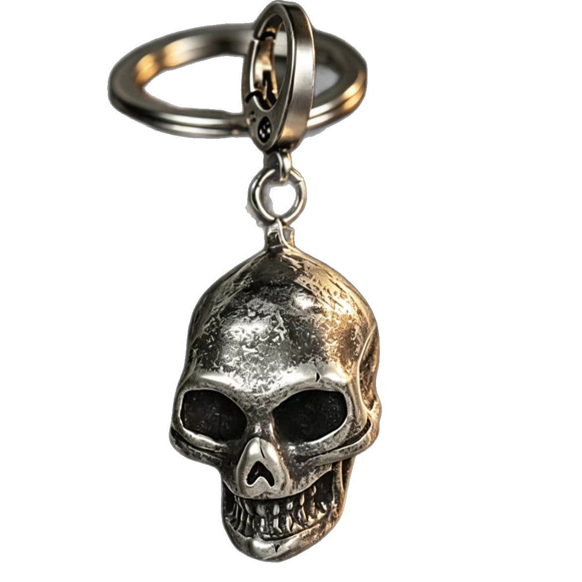 Stainless Steel Skull Pendant Charm