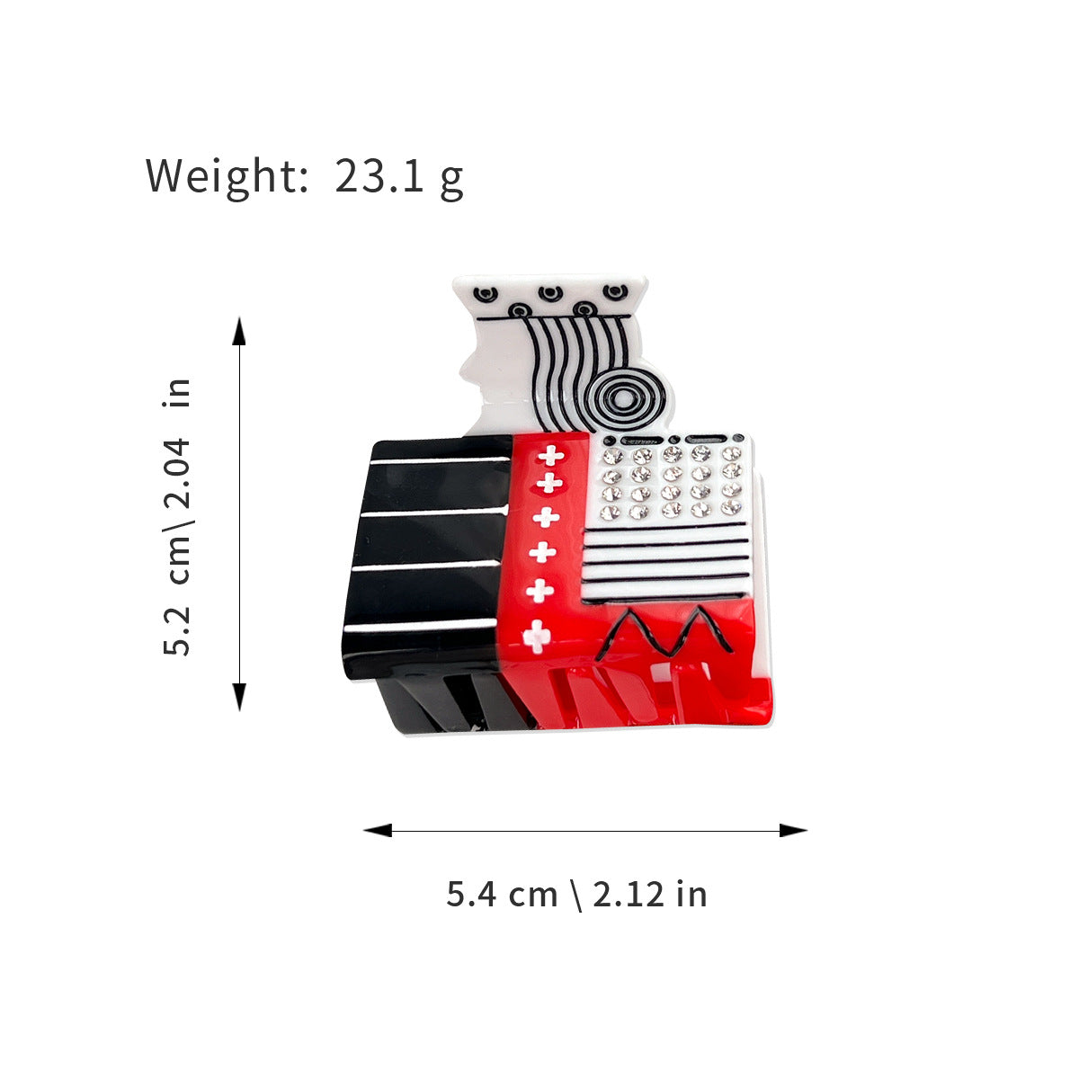 Playing Cards Creative Hair Accessories Acetic Acid
