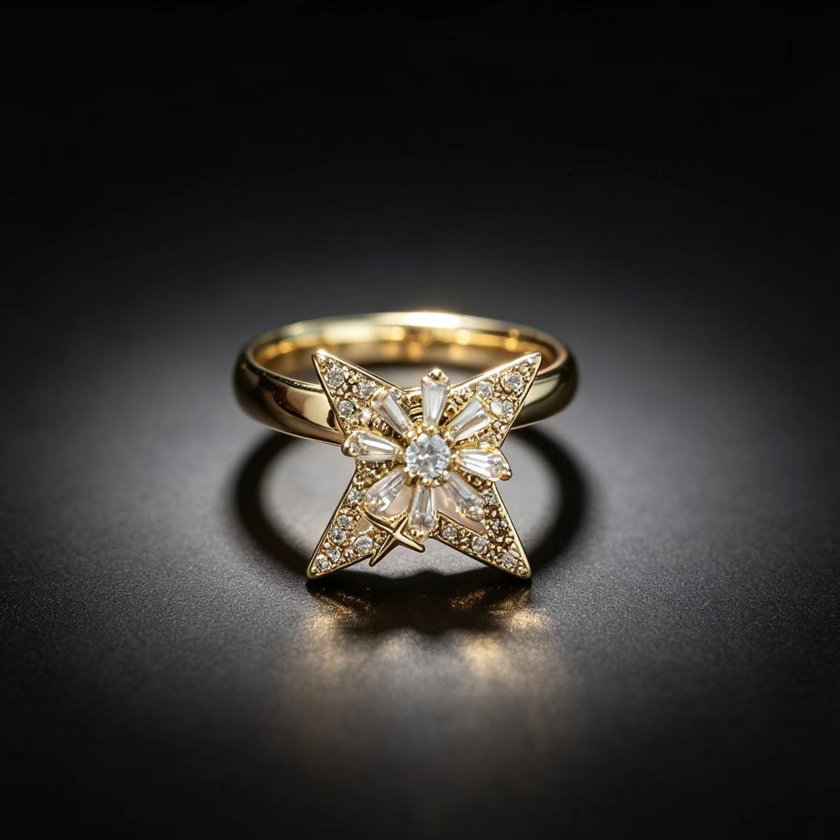 Women's Affordable Luxury Adjustable Open-ring