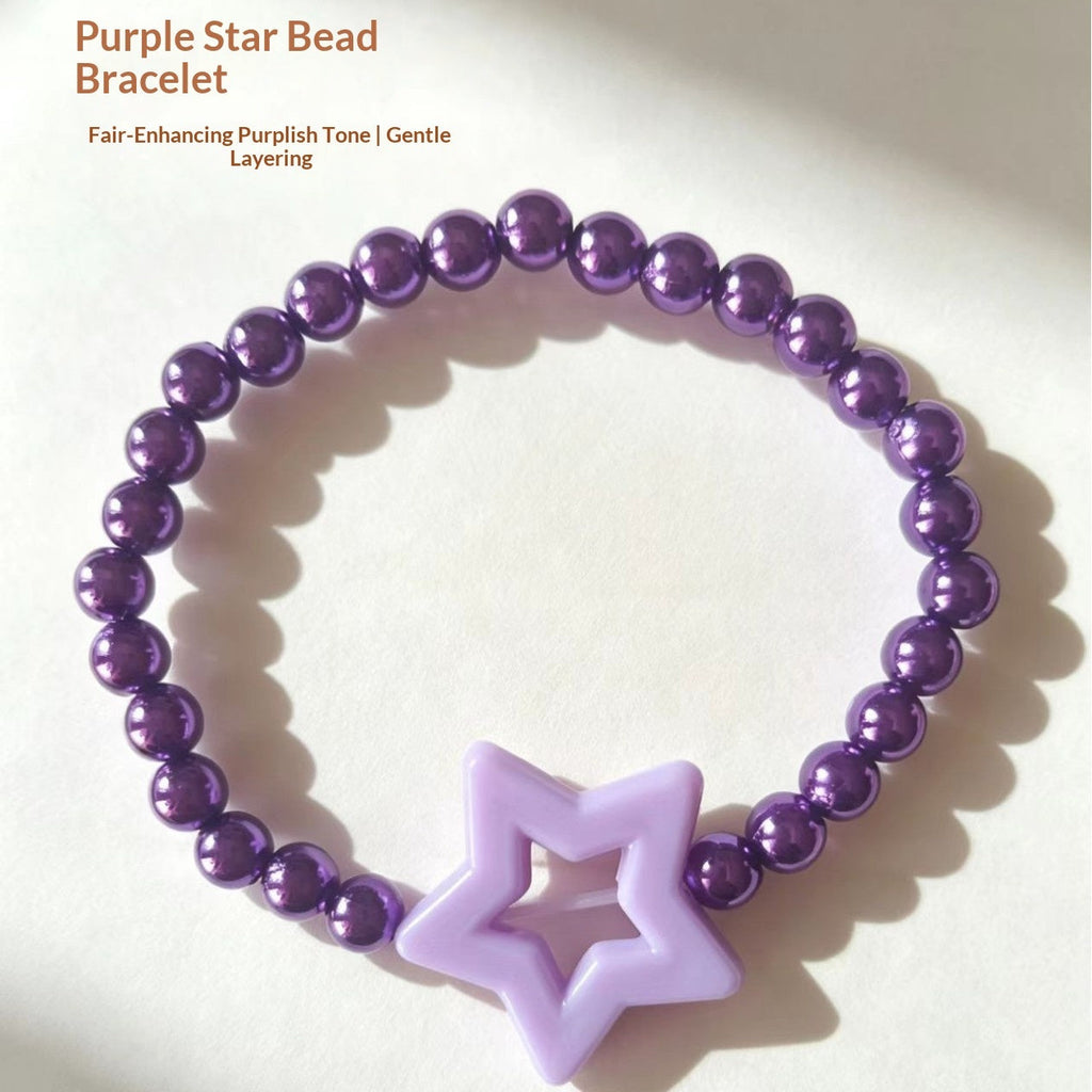 Hand-woven Five-pointed Star Bead Bracelet