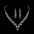 Wedding Photography Jewelry Classic Kiss Kiss EARRINGS NECKLACE BRIDAL Suit 451 Factory Direct Sales