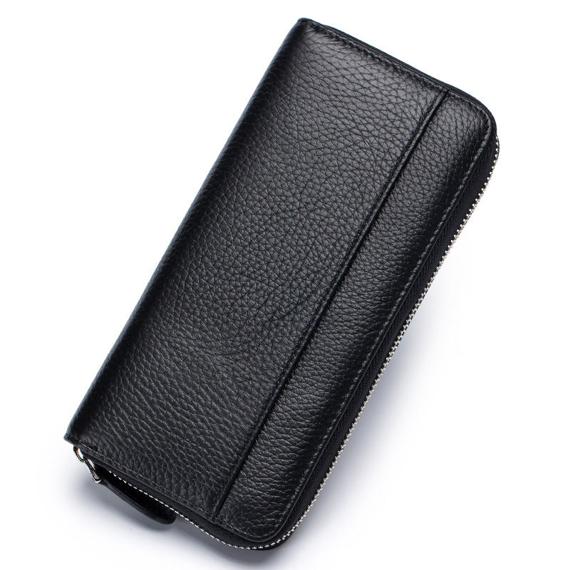 Large-capacity Women's Wallet Made Of Top-layer Cowhide