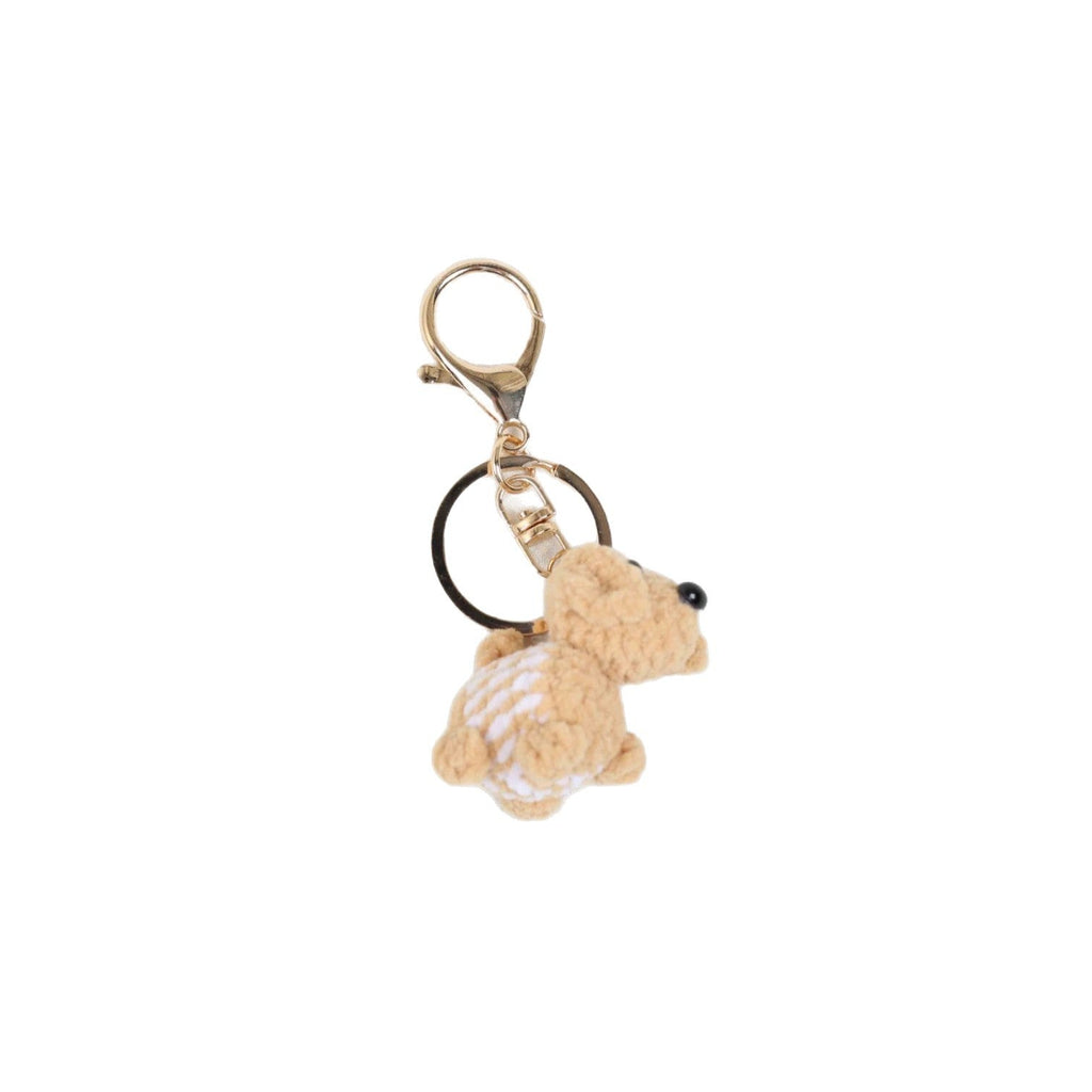 Handmade Crochet Knitted Animal Doll Keychain