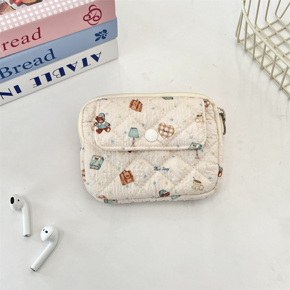 Clamshell Card Holder Multi-function Coin Purse For Women
