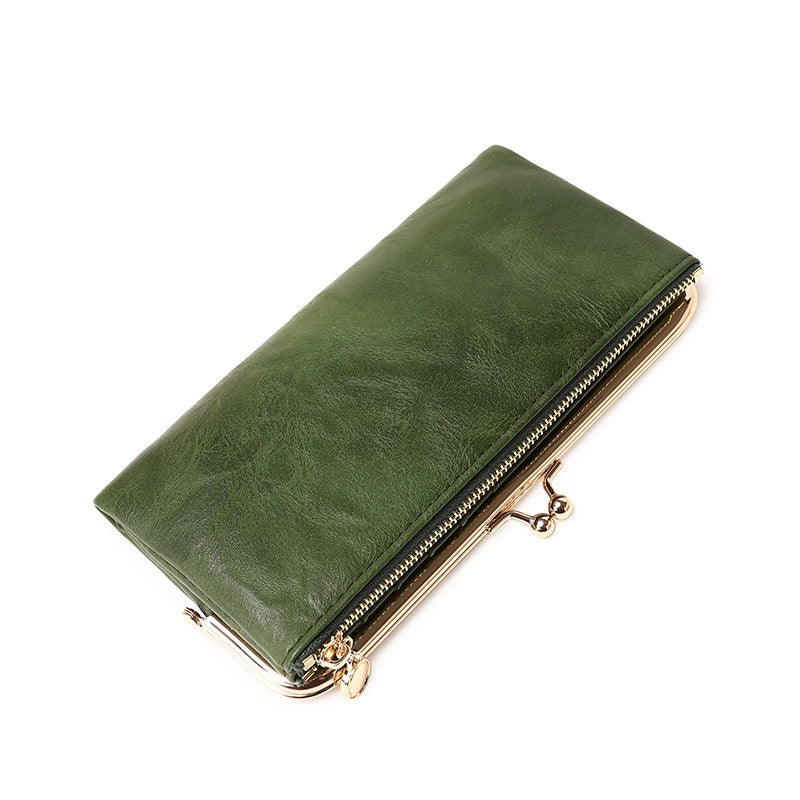 Retro Clip Multifunctional All-match Folding Coin Purse