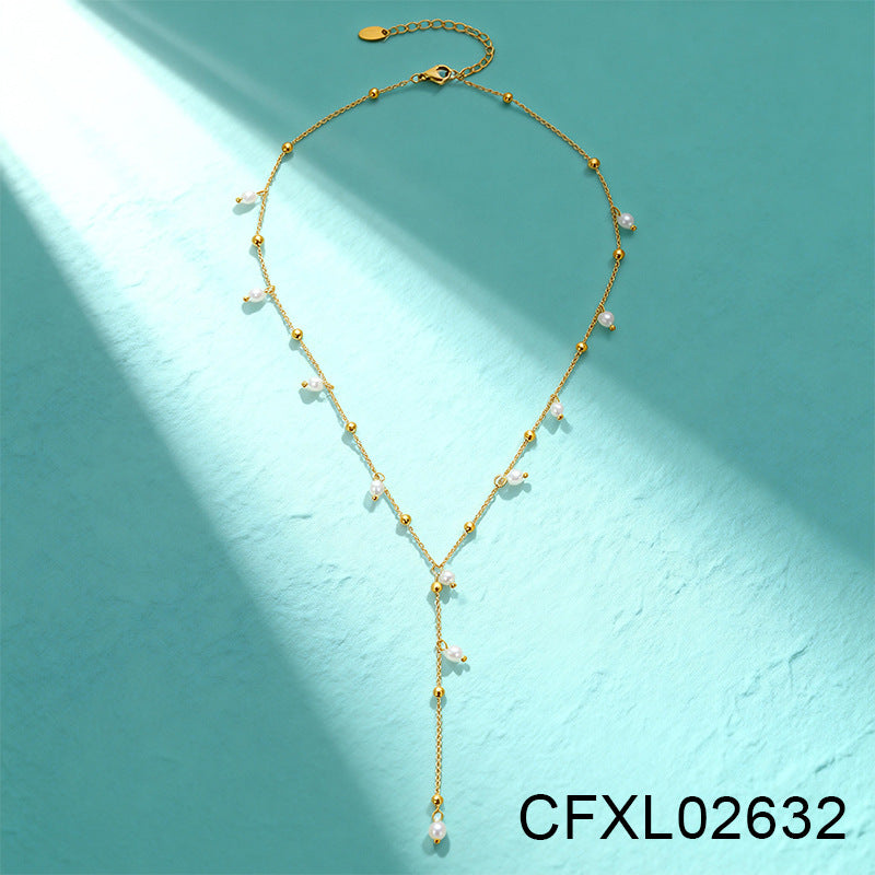 Light Luxury High-end Titanium Steel Necklace For Women