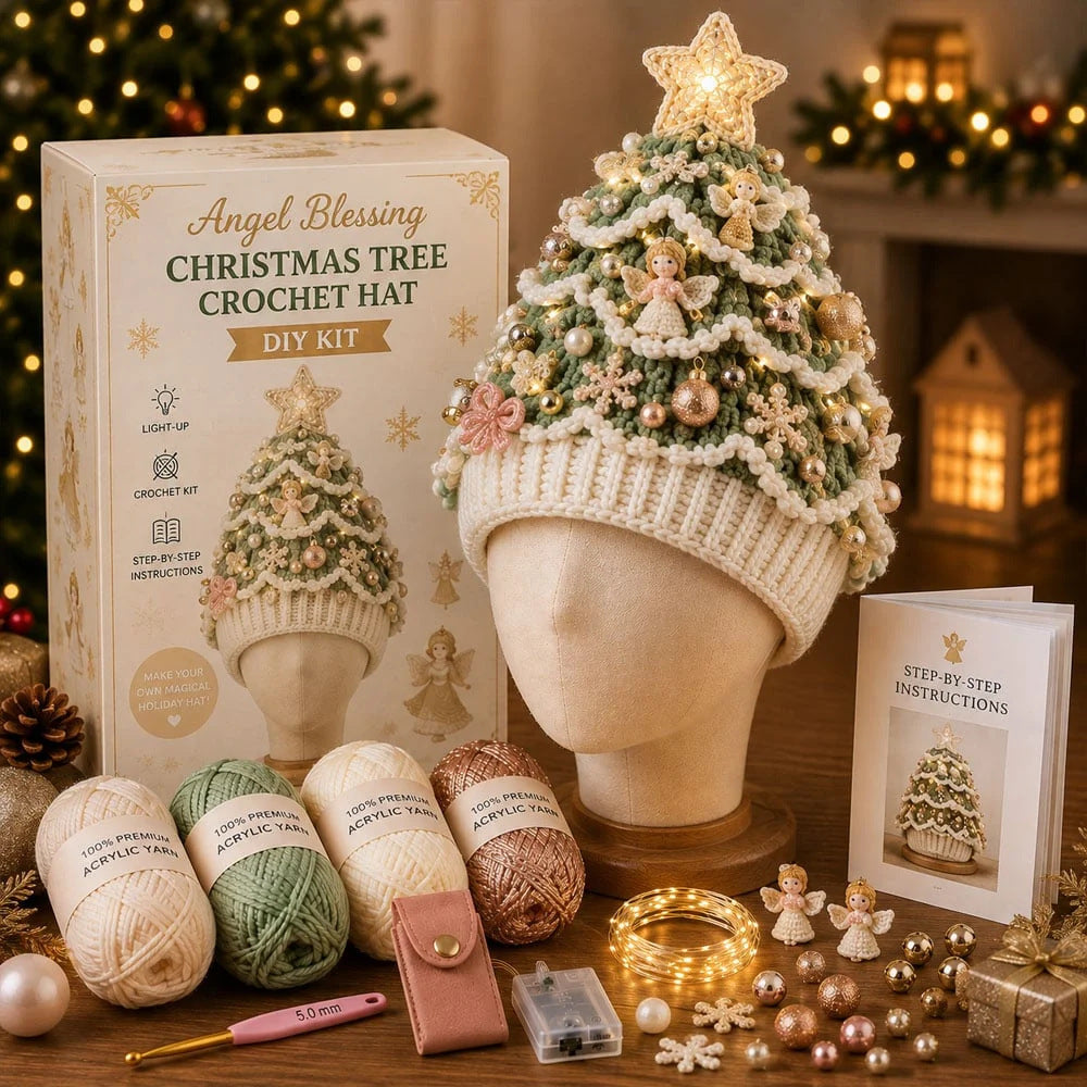 Christmas TreeCrochet Hat DIY Kit