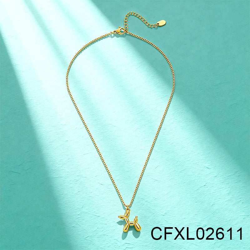 Light Luxury High-end Titanium Steel Necklace For Women