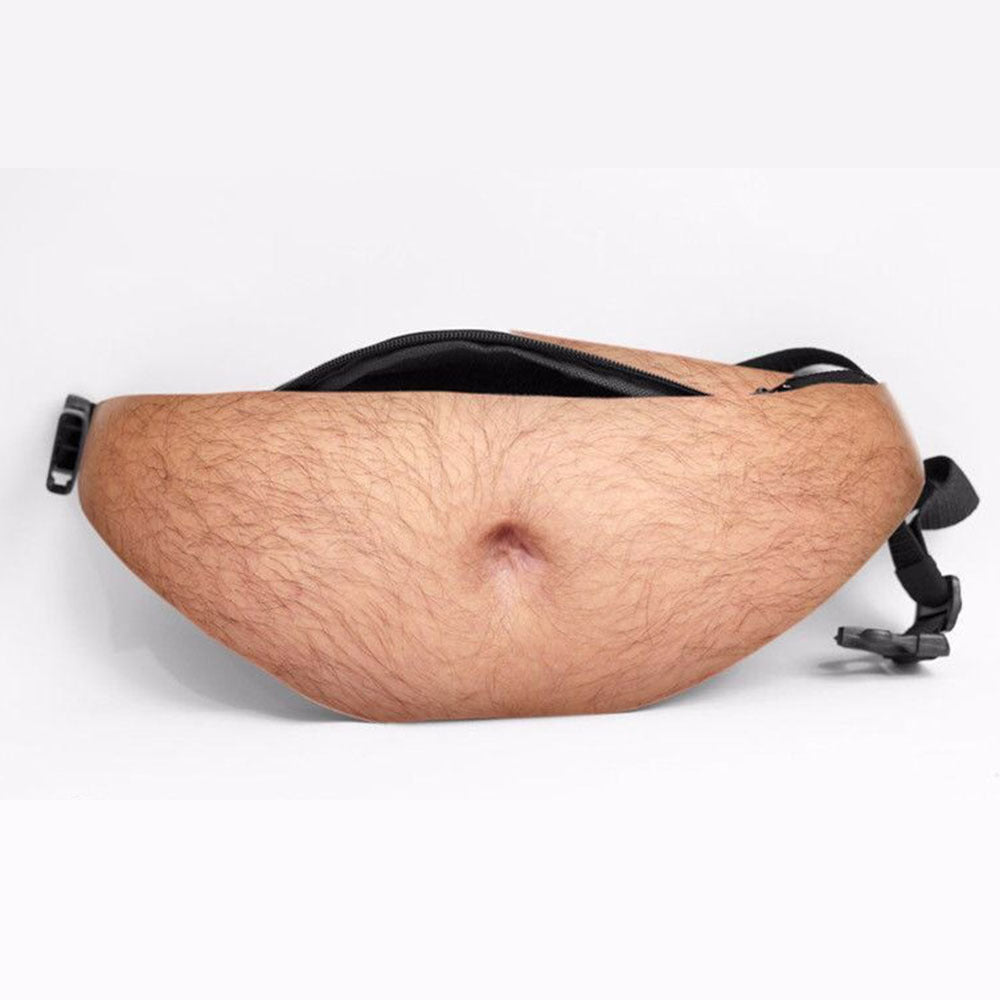 Personalized Belly Bag Funny Prank PU Synthetic Material