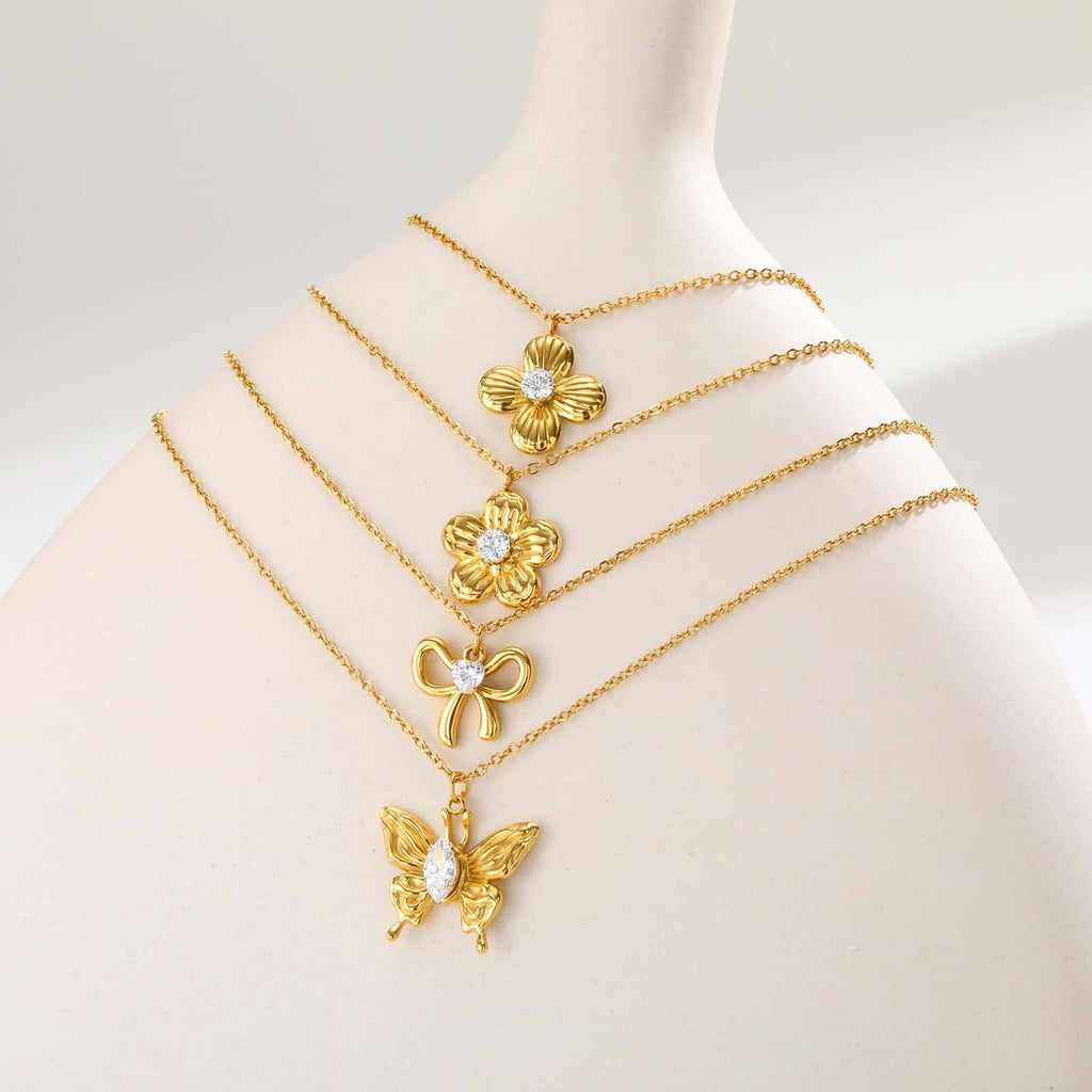 Ins-style Sweet And Girly Stainless Steel Necklace