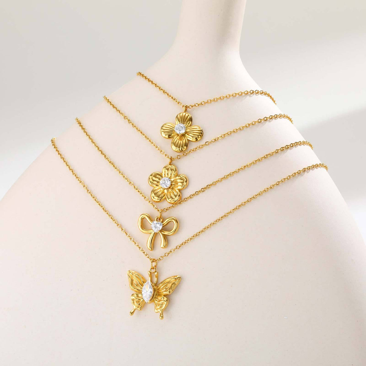 Ins-style Sweet And Girly Stainless Steel Necklace