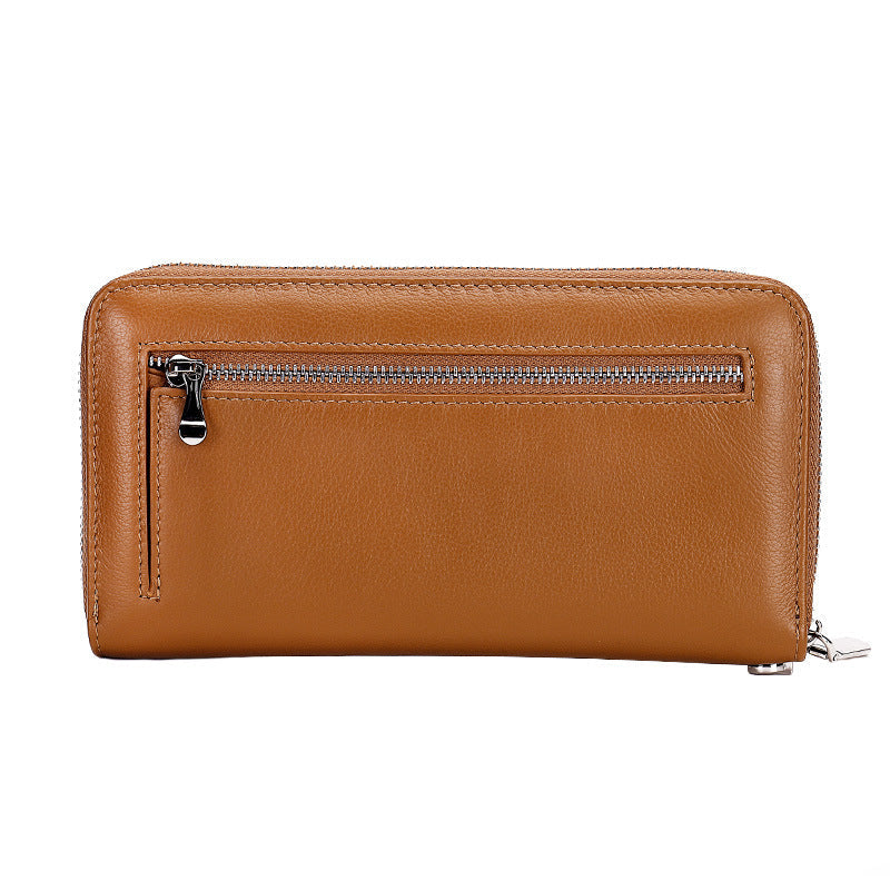 Womens Long Genuine Leather Wallet