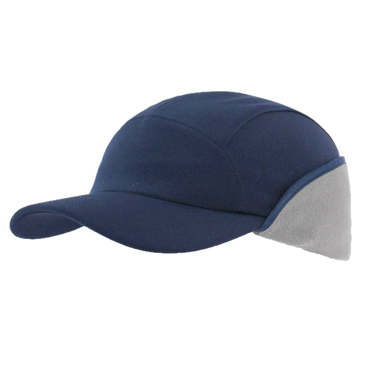 Outdoor Fleece-lined Warm Ponytail Baseball Cap With Ear Flaps