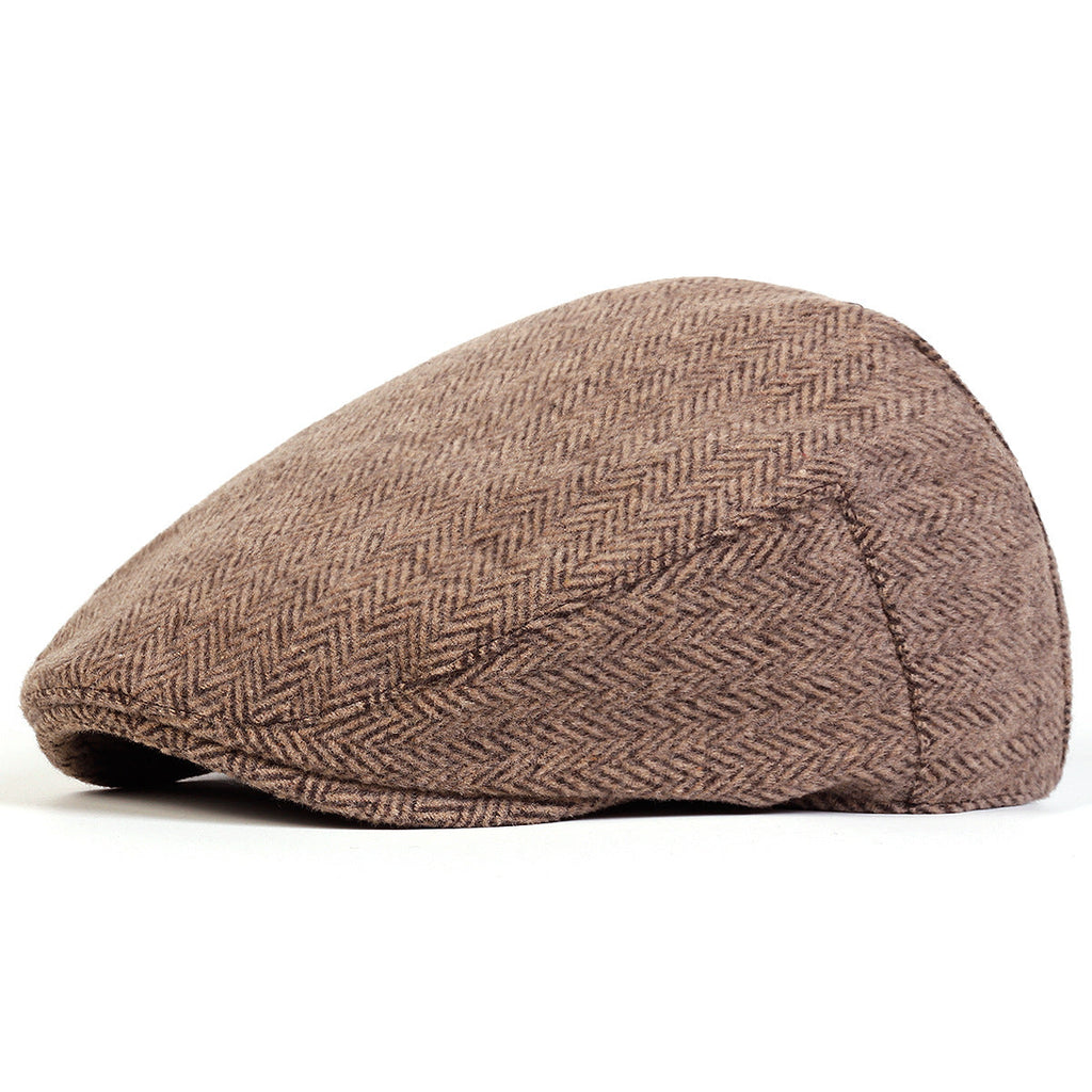 Simple Striped Beret Men's Casual Hat Painter's Cap