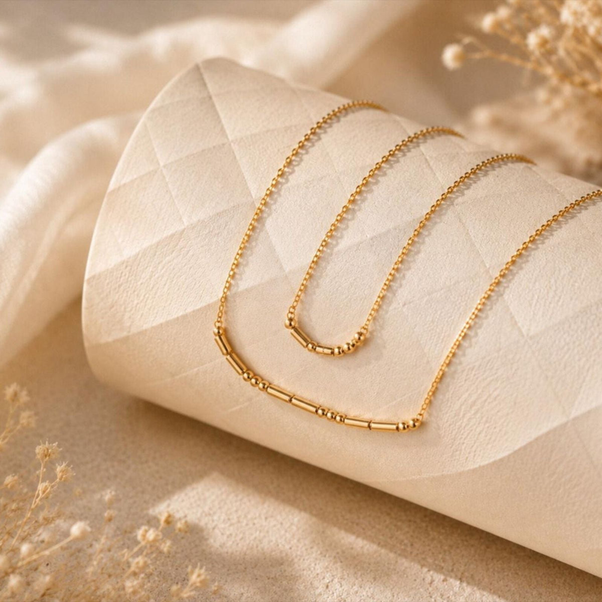 Letter Bead Bracelet Collarbone Necklace