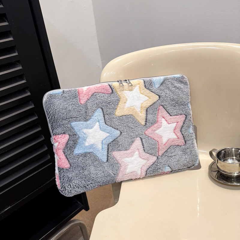 Contrast Color XINGX Plush Coin Purse Card Holder Personalized Creative Clutch
