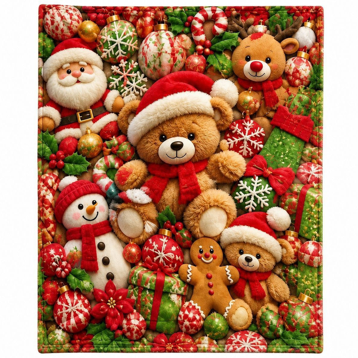 Women's Flannel Blanket Cartoon Sofa Throw Blanket