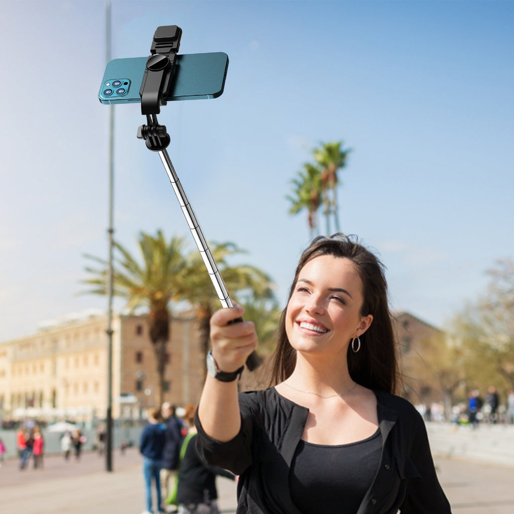 Selfie Stick Tripod Portable And Retractable Bluetooth