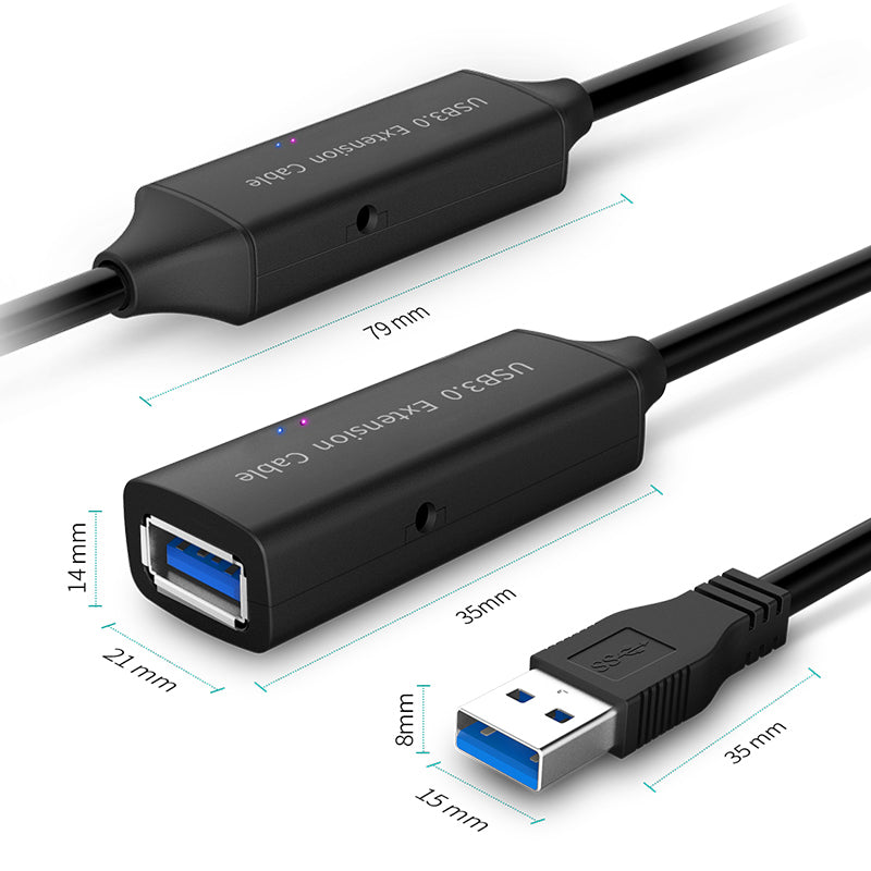 USB3.0 Mouse keyboard Male To Female Extension Cable