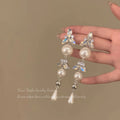 Palace-Style Exquisite Zircon Water Drop Earrings, Light Luxury Niche High-End Earrings, Fashionable, Elegant And Versatile Ear Accessories