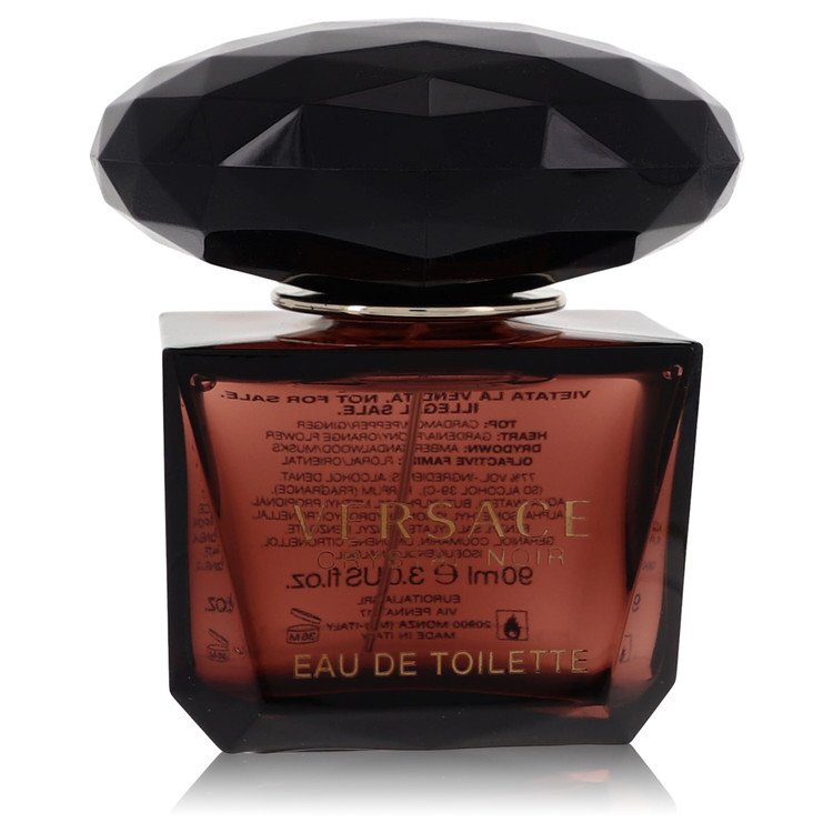 Versace Crystal Noir Eau de Toilette — 3 oz · Tester